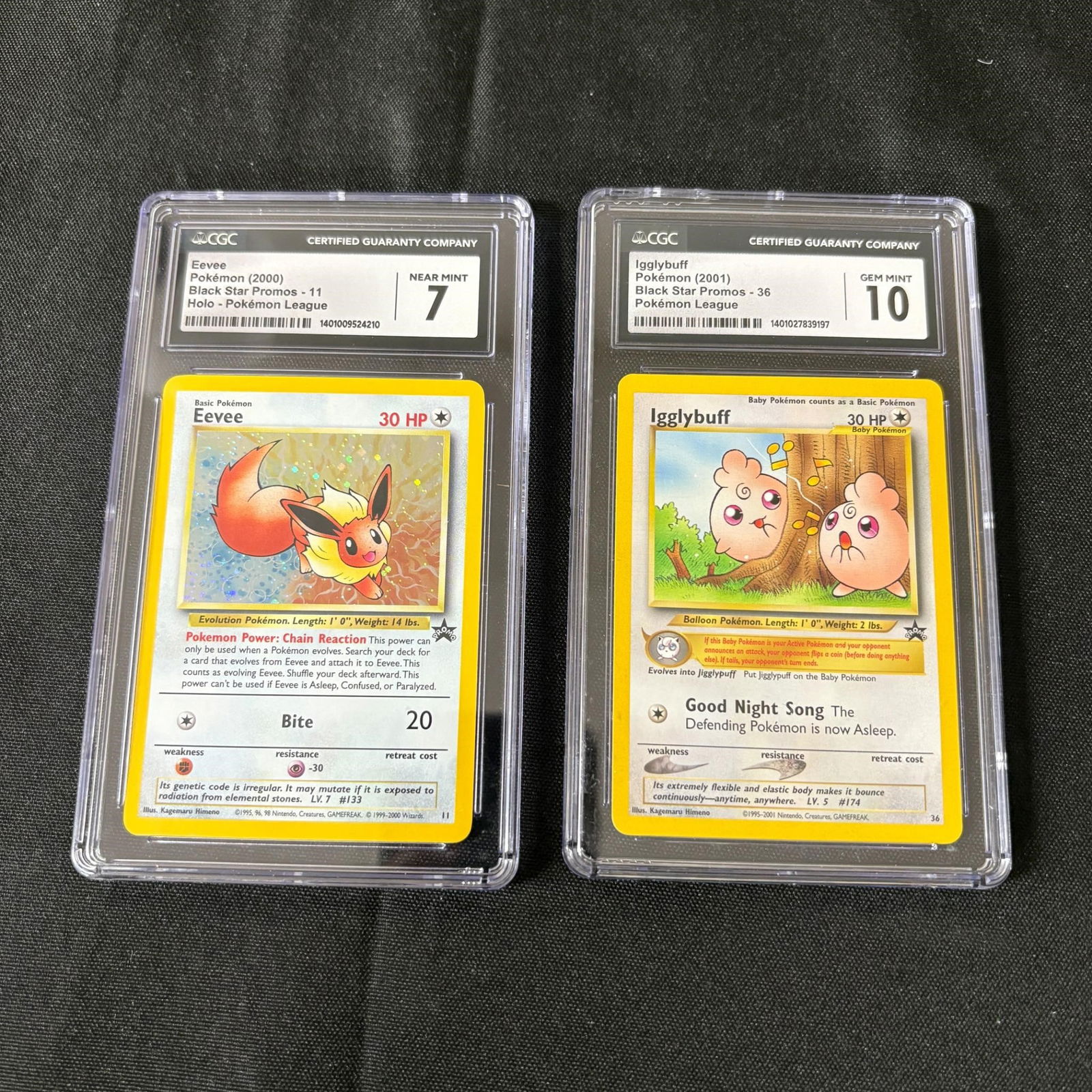 CGC WOTC Promo Pokemon Cards, Eevee Holo (1 of 1)