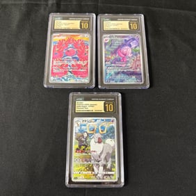CGC P 10 Art Rare Pokemon Cards