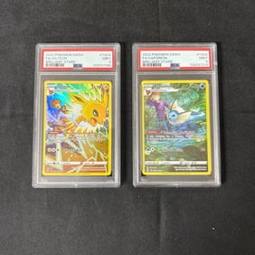 PSA 9 Jolteon TG, Vaporeon TG Pokemon Cards