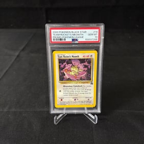 PSA 10 Team Rocket's Meowth WOTC Promo