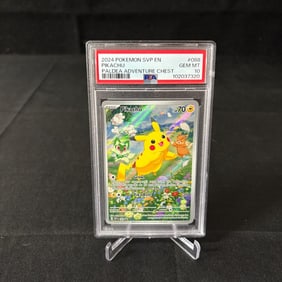 PSA 10 Pikachu Paldea Adventure Chest Promo