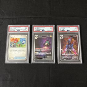 PSA 9 Pokemon Card lot Cerledge AR