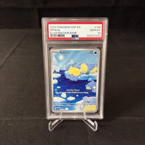 PSA 10 Spheal Illustration Rare Surging Sparks