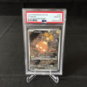 PSA 10 Stunfisk Illustration Rare Pokemon Card