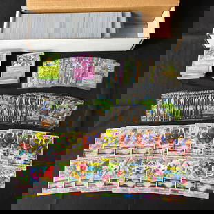 Modern Pokemon Card Collection, VSTAR, Vs, EX +: 900 Bulk 100 Holo 100 RH 50 EXs 50 Vs 20 VSTAR Please look at photos carefully. All sales are final. Items sold as is. We offer virtual and in person previews of any lots up until auction day. By plac