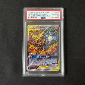 PSA 10 Moltres Zapdos Articuno GX Promo
