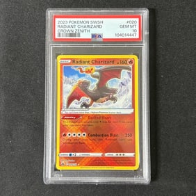 PSA 10 Radiant Charizard Crown Zenith