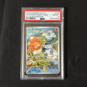 PSA 8 Castform Sunny Form IR