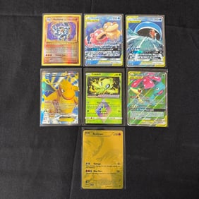 Reshiram Gold Secret Rare Pokemon Card ++