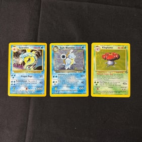 Vintage Holo Pokemon Cards, Dark Blastoise