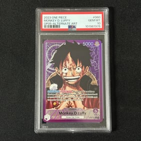 PSA 10 Monkey D. Luffy OP05 Alt Art
