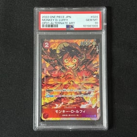 PSA 10 Monkey D. Luffy OP01 Alt Art