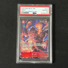 PSA 10 Sanji OP01 Alt Art One Piece