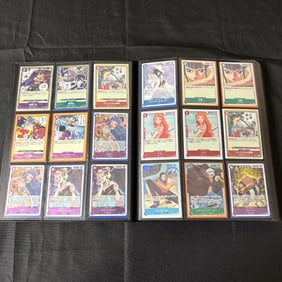 Binder of One Piece Trading Cards, OP01