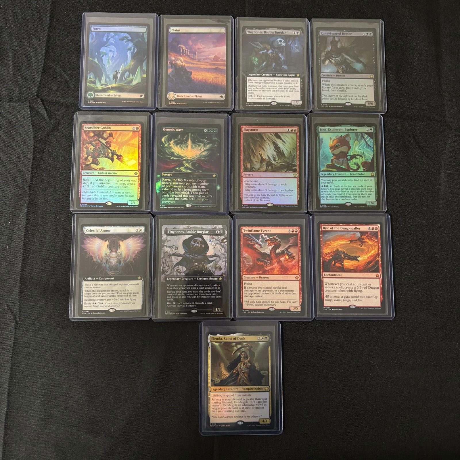 MTG Foundations Foil Cards (1 of 3)