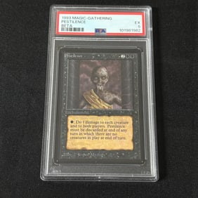 PSA 5 Pestilence Beta MTG