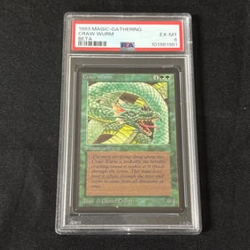 PSA 6 Craw Wurm Beta MTG