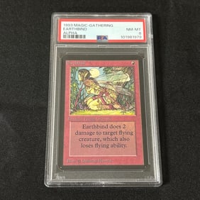 PSA 8 Earthbind Alpha MTG