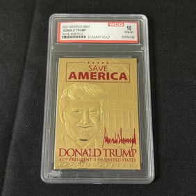 WCG 10 Donald Trump 23k Gold Card