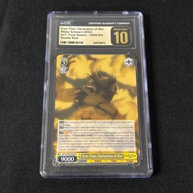 CGC P 10 Eren titan RR Attack On Titan Card