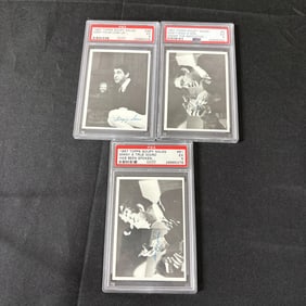 Lot of PSA 5 Graded 1967 Topps Soupy Sales Cards
