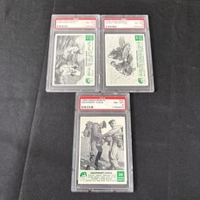 PSA 8 Graded 1966 Green Beret Trading Cards