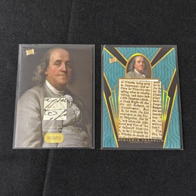 Benjamin Franklin Relic Cards Pieces of the Past