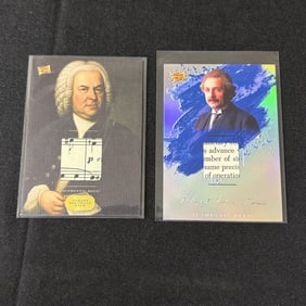 Bach, Einstein Relic Cards Pieces of the Past