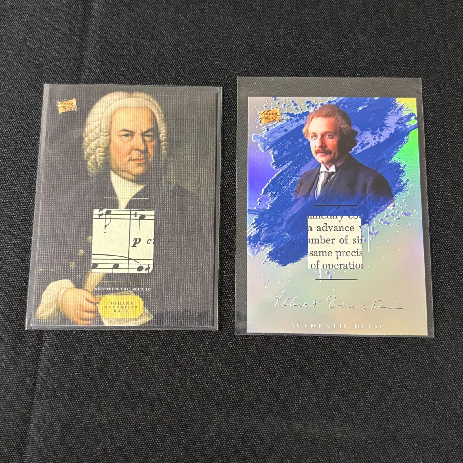 Bach, Einstein Relic Cards Pieces of the Past (1 of 2)