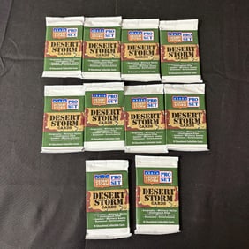 Sealed Desert Storm Pro Set Packs