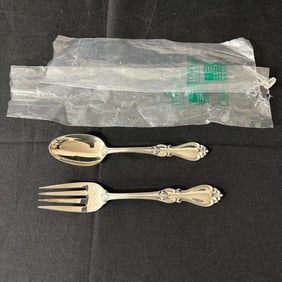 Towle Queen Elizabeth Sterling Silver Fork & Spoon