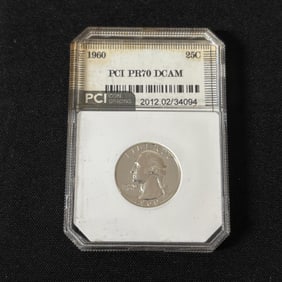 PCI PR70 DCAM 1960 Quarter 25 Cent