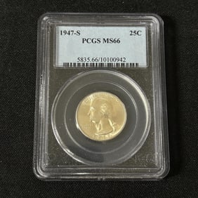 PCGS MS66 1947-S Quarter