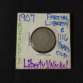 1907 Liberty V Nickel