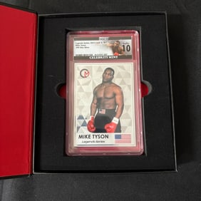 NGC ProofLike Mike Tyson .999 Fn Silver Coin Card