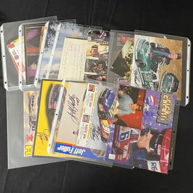 Large lot of NASC Car Autographs, Jeff Fuller +