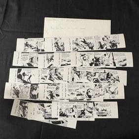 1972 Secret Agent X-9 Comic Strips