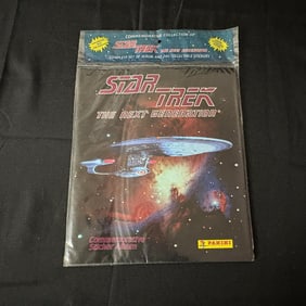 Star Trek Next Gen Sticker Album, Sealed Poli Bag
