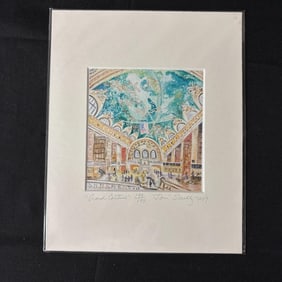 Thailene J.Scully Signed Grand Central Print