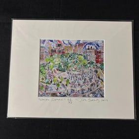 Thailene J.Scully Signed Union Square Print