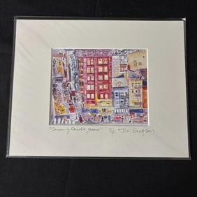 Thailene J.Scully Signed Corner of Canal & Greene