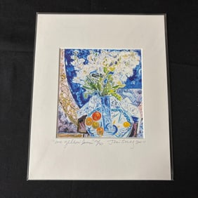 Thailene J.Scully My Yellow Lemons Signed Print