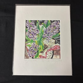 Thailene J.Scully Signed Hyacinth print #7/15