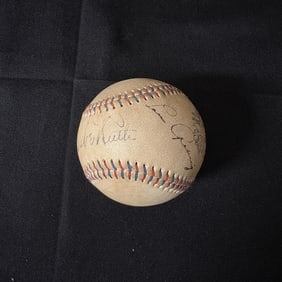 Babe Ruth & Lou Gehrig Signed Ball No COA