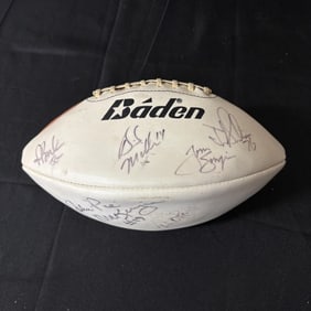 John 'Pie' McKenzie + Multi Signed Football