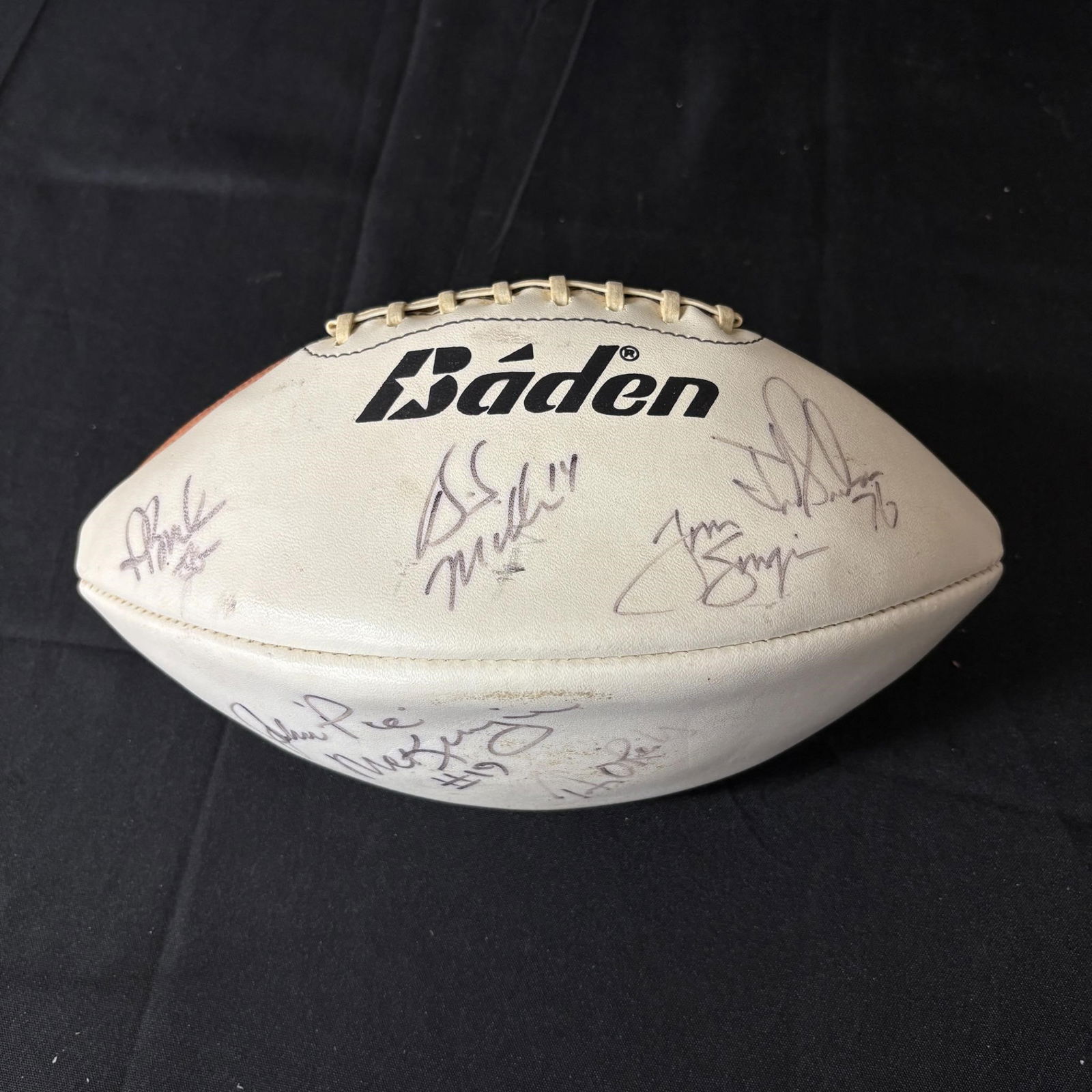 John 'Pie' McKenzie + Multi Signed Football (1 of 3)