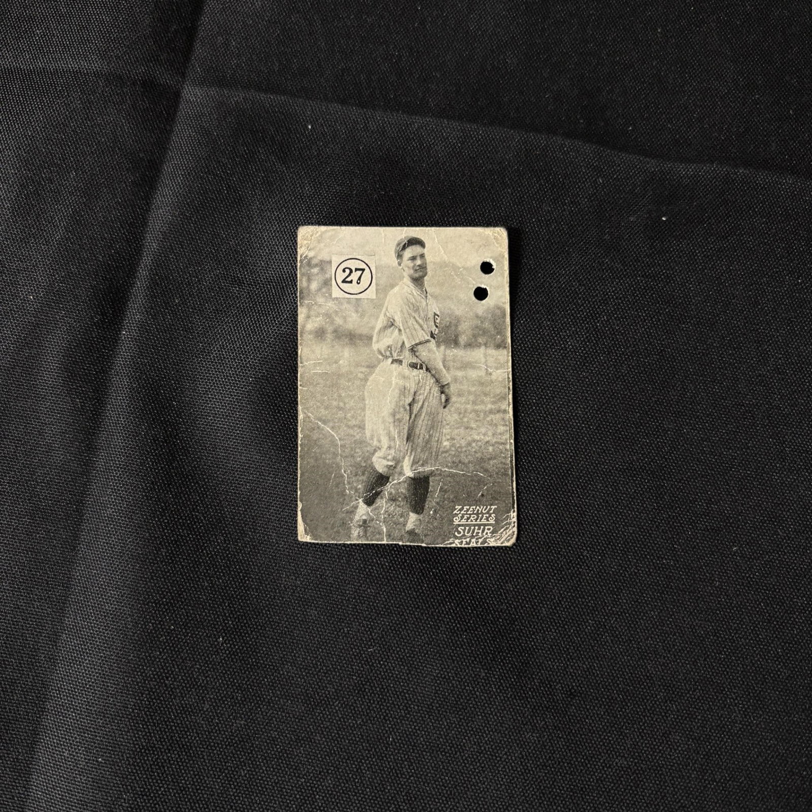 1925 Zeenut Gus Suhr (San Fran Seals) Card: Rare 1925 Zeenut Series Gus Suhr Baseball Card. Please look at photos carefully. All sales are final. Items sold as is. We offer virtual and in person previews of any lots up until auction day. By pla