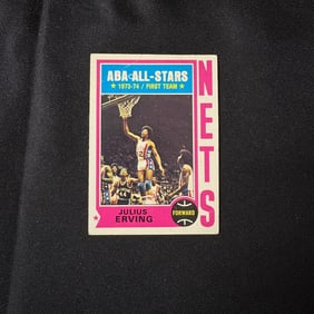 1974 Topps Julius Irving Basketball Card