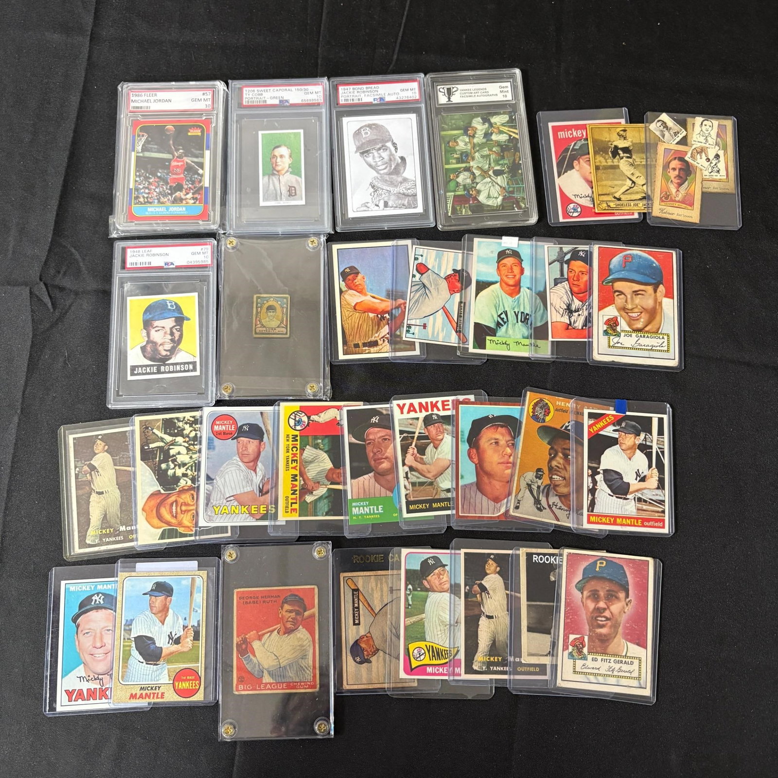 Large lot of REPRINT Baseball Cards: These are not Authentic Baseball Cards, They are REPRINTS or REPLICAS. Please look at photos carefully. All sales are final. Items sold as is. We offer virtual and in person previews of any lots up un