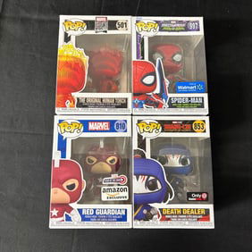 Nib Marvel Funko Pops, Exclusives, Spider-Man